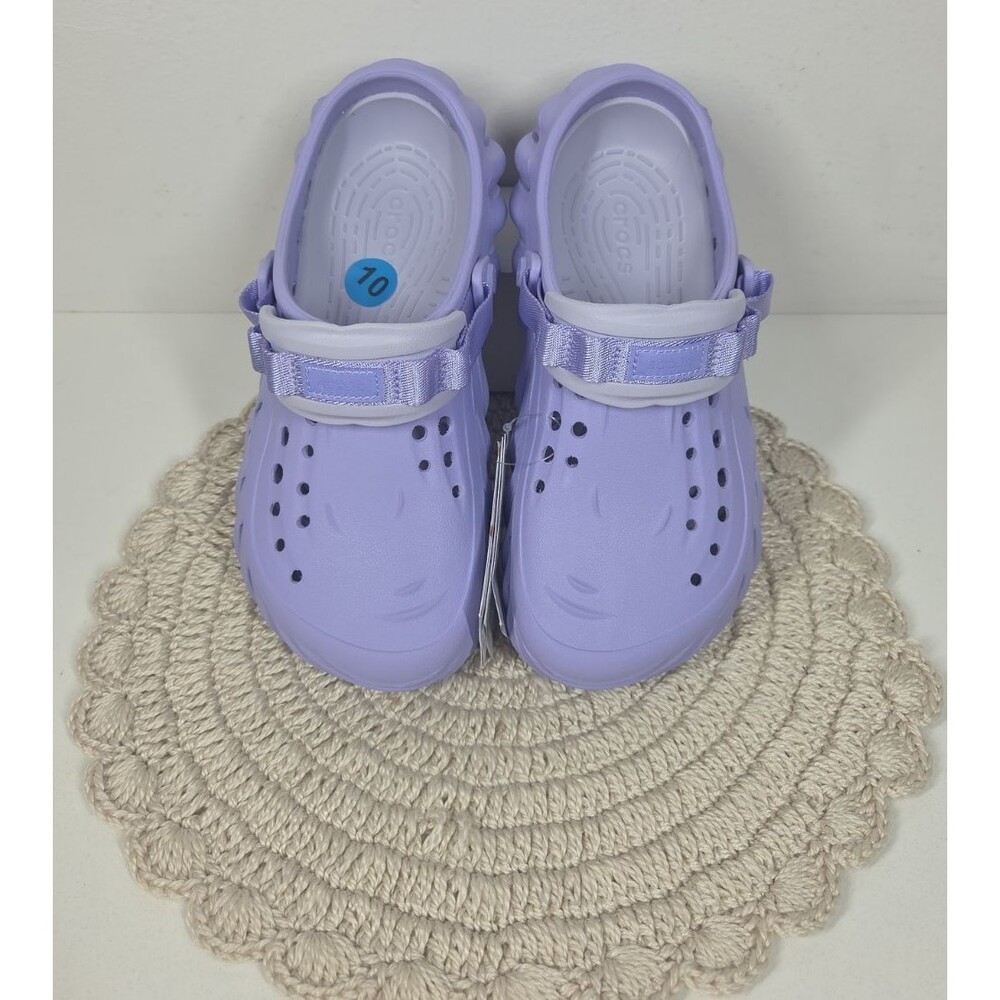 NEW CROCS ECHO CLOG WOMAN 10 MEN 8 Lavender COMFORT WATER RESISTANT LIGHTWEIGHT - Picture 6 of 15